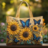 Handcrafted Bag | Sunflowers and Butterfly