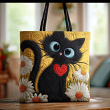 Handcrafted Bag | The Black Cat and the Seven Owls