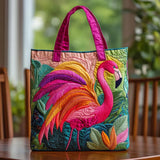 Handcrafted Bag | Flamingo and Rainbow