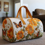 Quilted Travel Bag - Light Fields