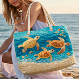 Handcrafted Beach Bag | Golden Turtle Coast
