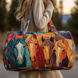 Travel Bag with Filling Horse
