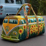 Travel Bag Matelassé Hippie Sunflower
