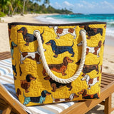 Handcrafted Beach Bag | Dachshund