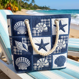 Handcrafted Beach Bag | Shell Serenity