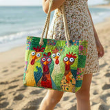 Handcrafted Beach Bag | Funky Chicken