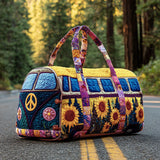 Padded Travel Bag - Colorful Hippie Van