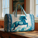 Padded Travel Bag - Horse and Waves
