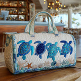 Padded Travel Bag - Ocean Turtle