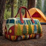 Padded Travel Bag - Retro Bus II