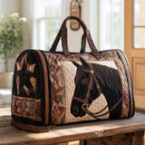 Padded Travel Bag - Western Horse