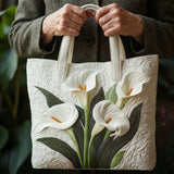 Handcrafted Bag | White Lilies