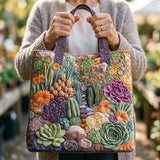 Handcrafted Bag | Succulents