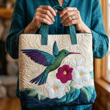 Handcrafted Bag | Hummingbird and Flowers