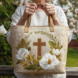Handcrafted Bag | Floral Cross