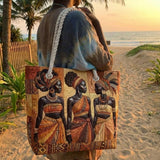 Handcrafted Beach Bag | Melanin Queens Glow